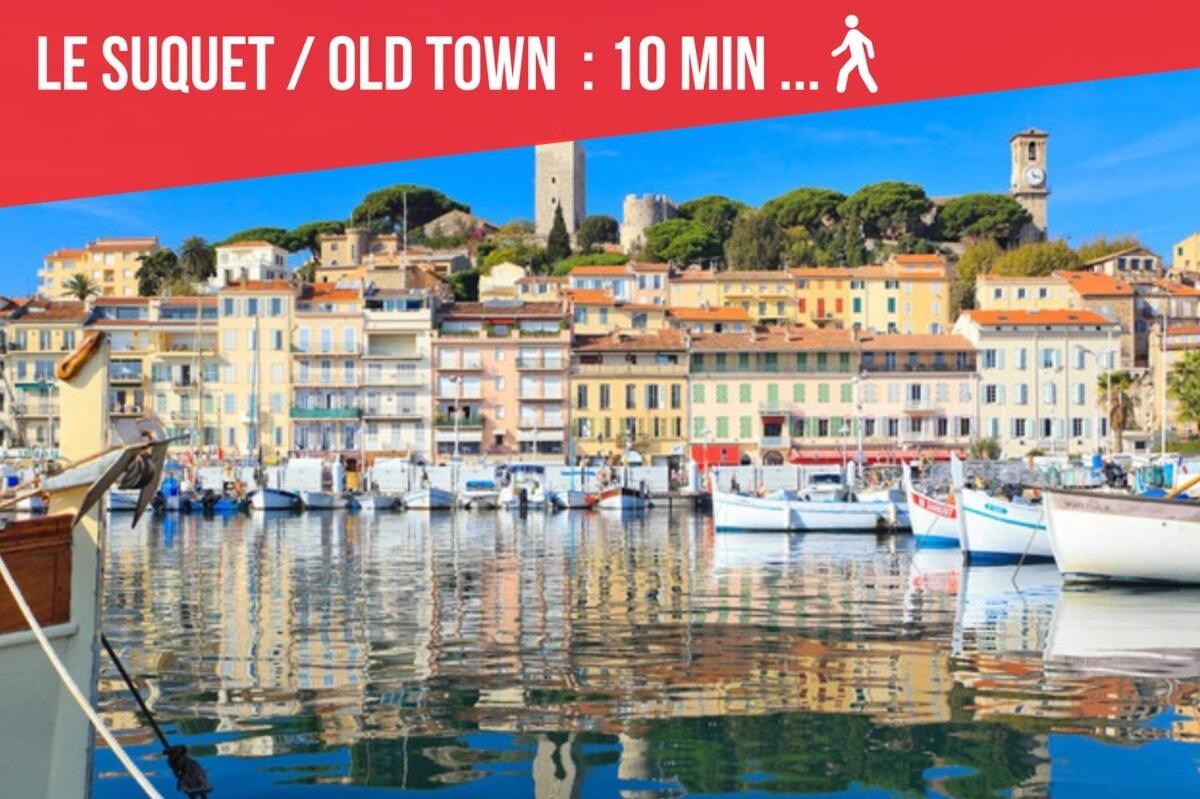 Picaud - 50m From Beachfront, Patio, Aircon Cannes